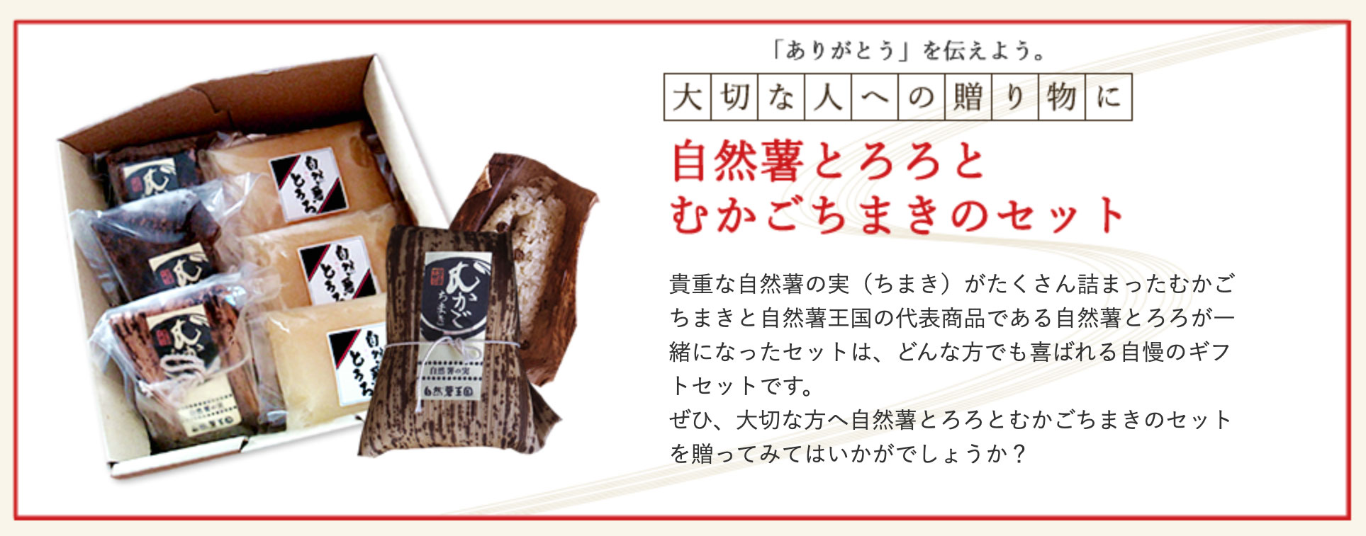 贅沢ちまきと博多 自然薯のセット！博多 自然薯とろろとむかごちまきセット（むかごちまきのセット 120g×3 博多 自然薯とろろ 60g×3） 自然薯 王国